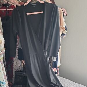 Banana Republic Black Midi Dress